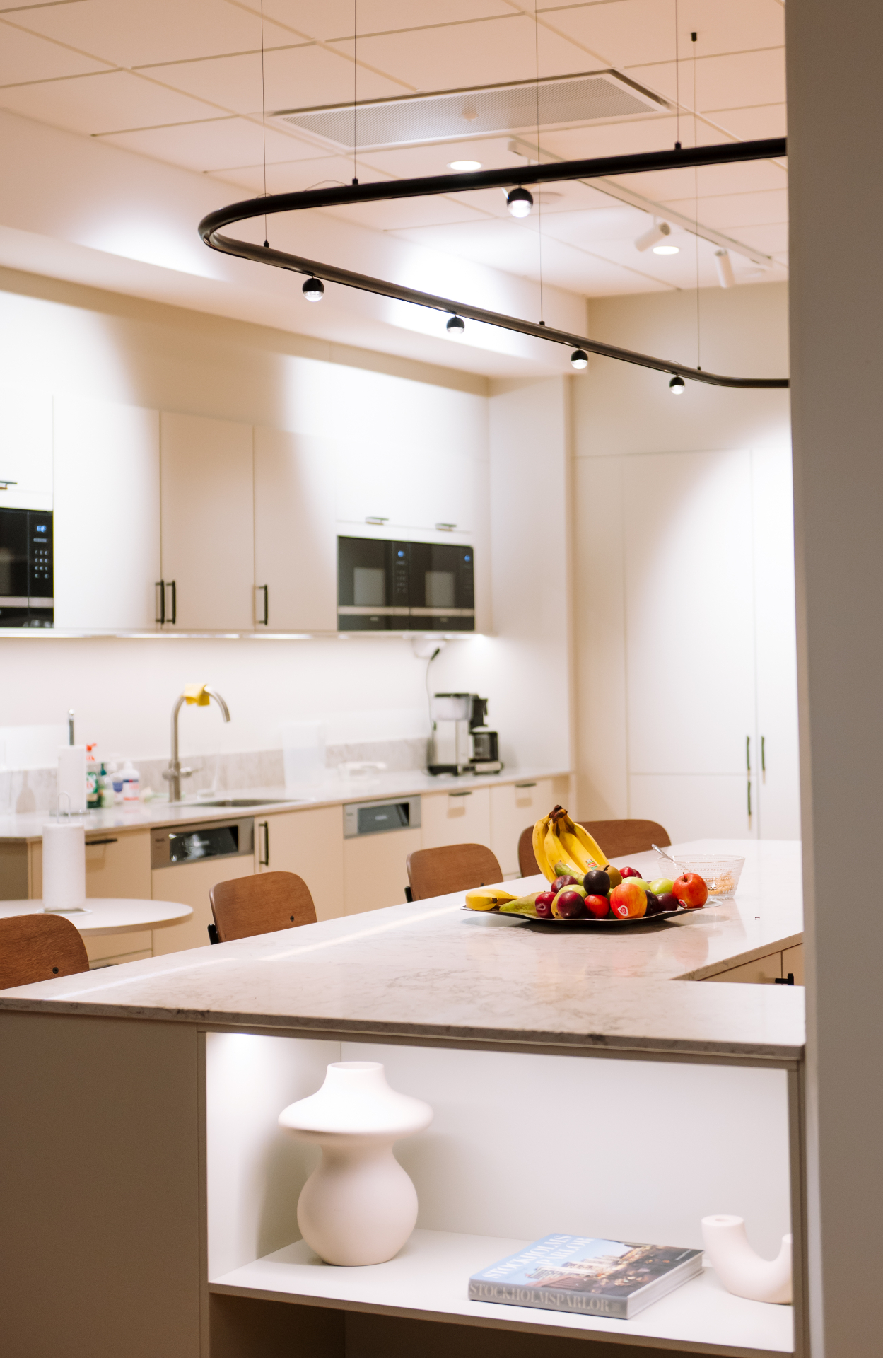 The shared office kitchen at Xperta